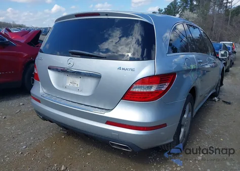 2012 Mercedes-Benz R 350 4Matic from USA, damaged, VIN 4JGCB5HE0CA139852